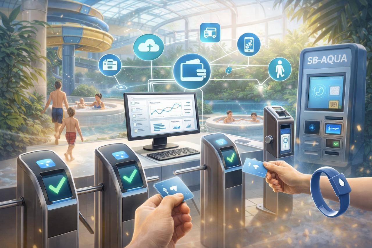 Новое решение для аквакомплексов: запуск платежно-пропускной системы SB-AQUA